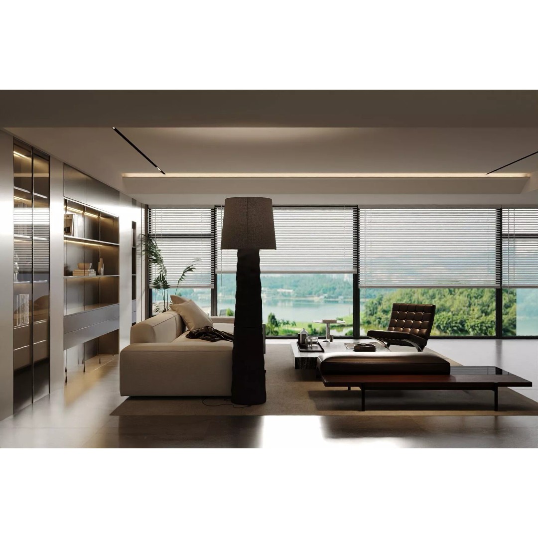 Italian Style Light Luxury Living Room 3D Model – PBR Textures, FBX, OBJ - View 4