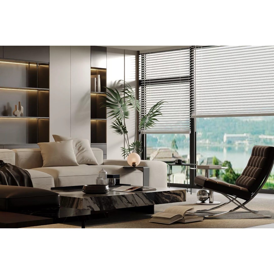 Italian Style Light Luxury Living Room 3D Model – PBR Textures, FBX, OBJ - View 6