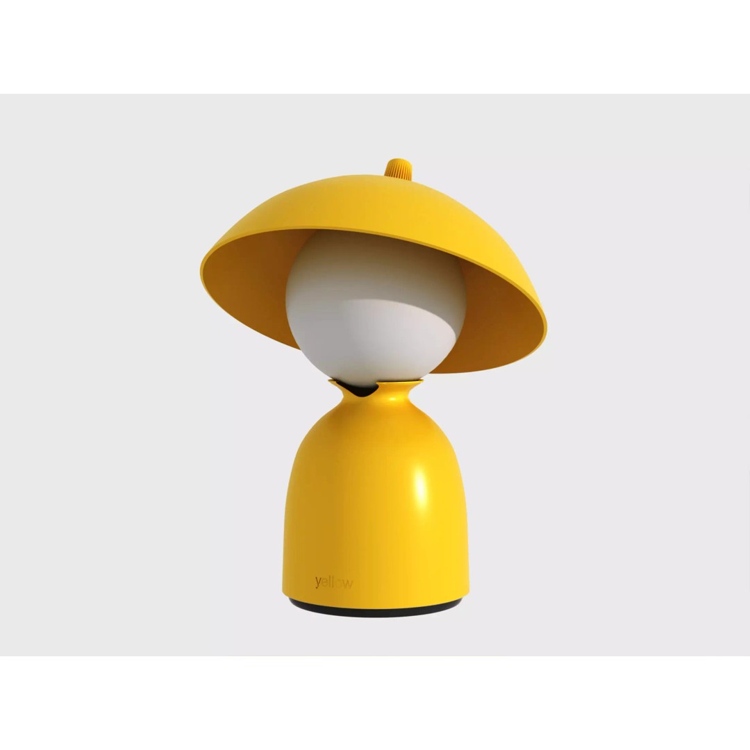 Hat Companion Lamp 3D Model – Modern Decorative Light, PBR-Ready - View 12