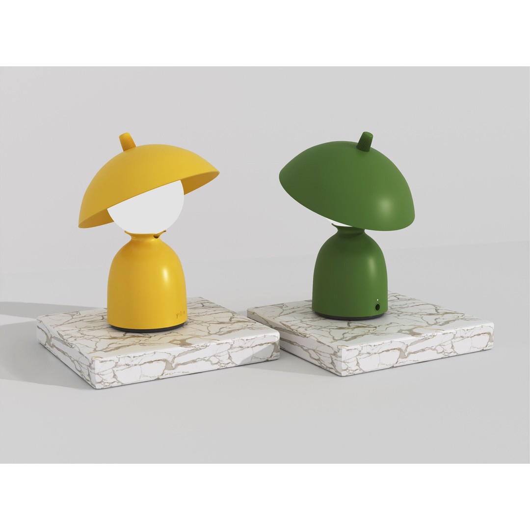 Hat Companion Lamp 3D Model – Modern Decorative Light, PBR-Ready - View 2