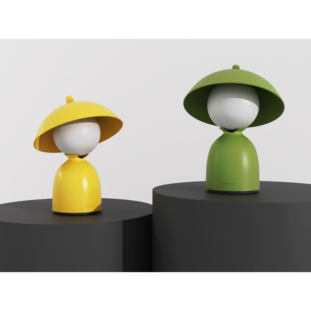 Hat Companion Lamp 3D Model – Modern Decorative Light, PBR-Ready - View 3