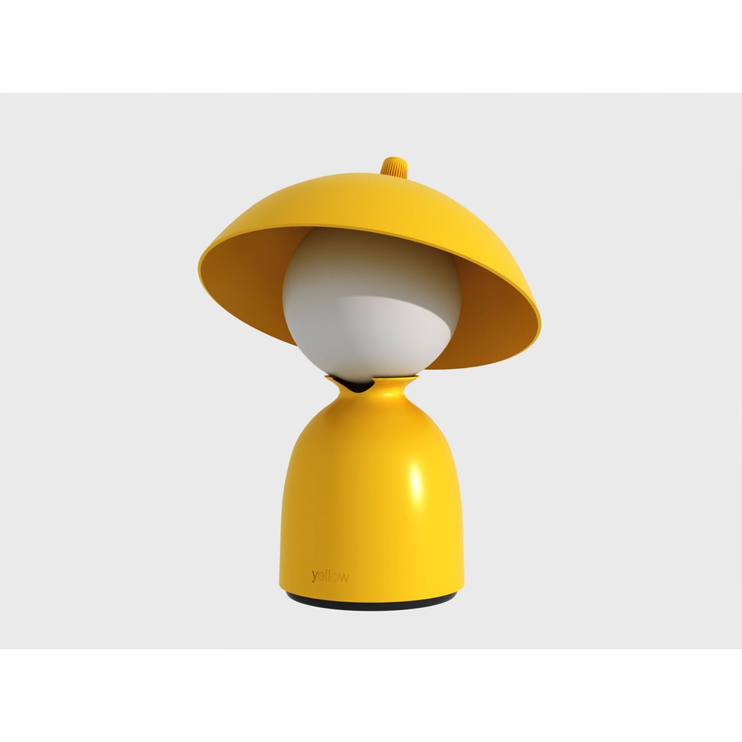 Hat Companion Lamp 3D Model – Modern Decorative Light, PBR-Ready - View 6