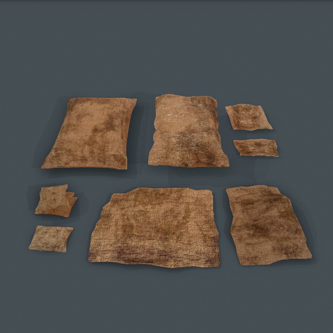 Medieval Props 3D Model – Low Poly Collection, FBX & OBJ Formats - View 101