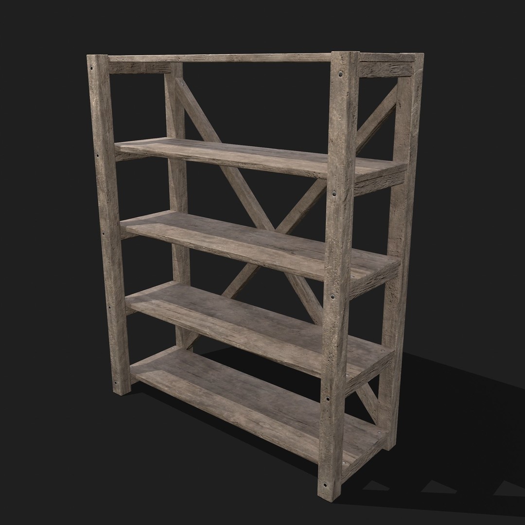 Medieval Props 3D Model – Low Poly Collection, FBX & OBJ Formats - View 107