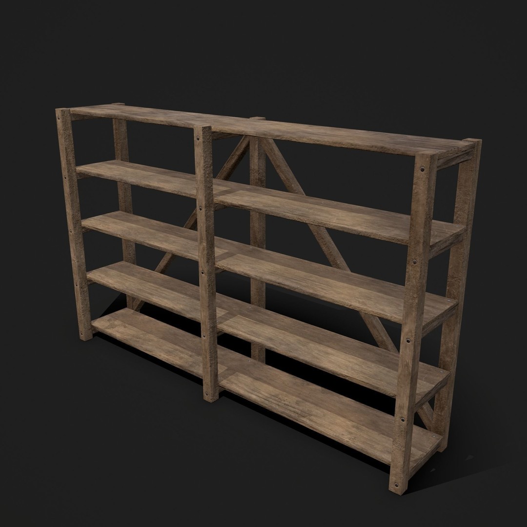 Medieval Props 3D Model – Low Poly Collection, FBX & OBJ Formats - View 110