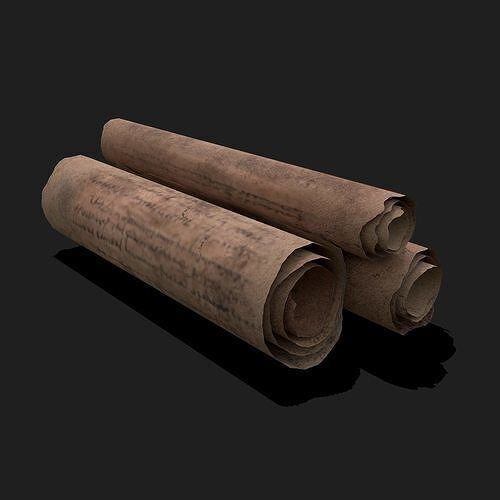 Medieval Props 3D Model – Low Poly Collection, FBX & OBJ Formats - View 111