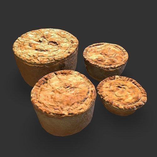 Medieval Props 3D Model – Low Poly Collection, FBX & OBJ Formats - View 115
