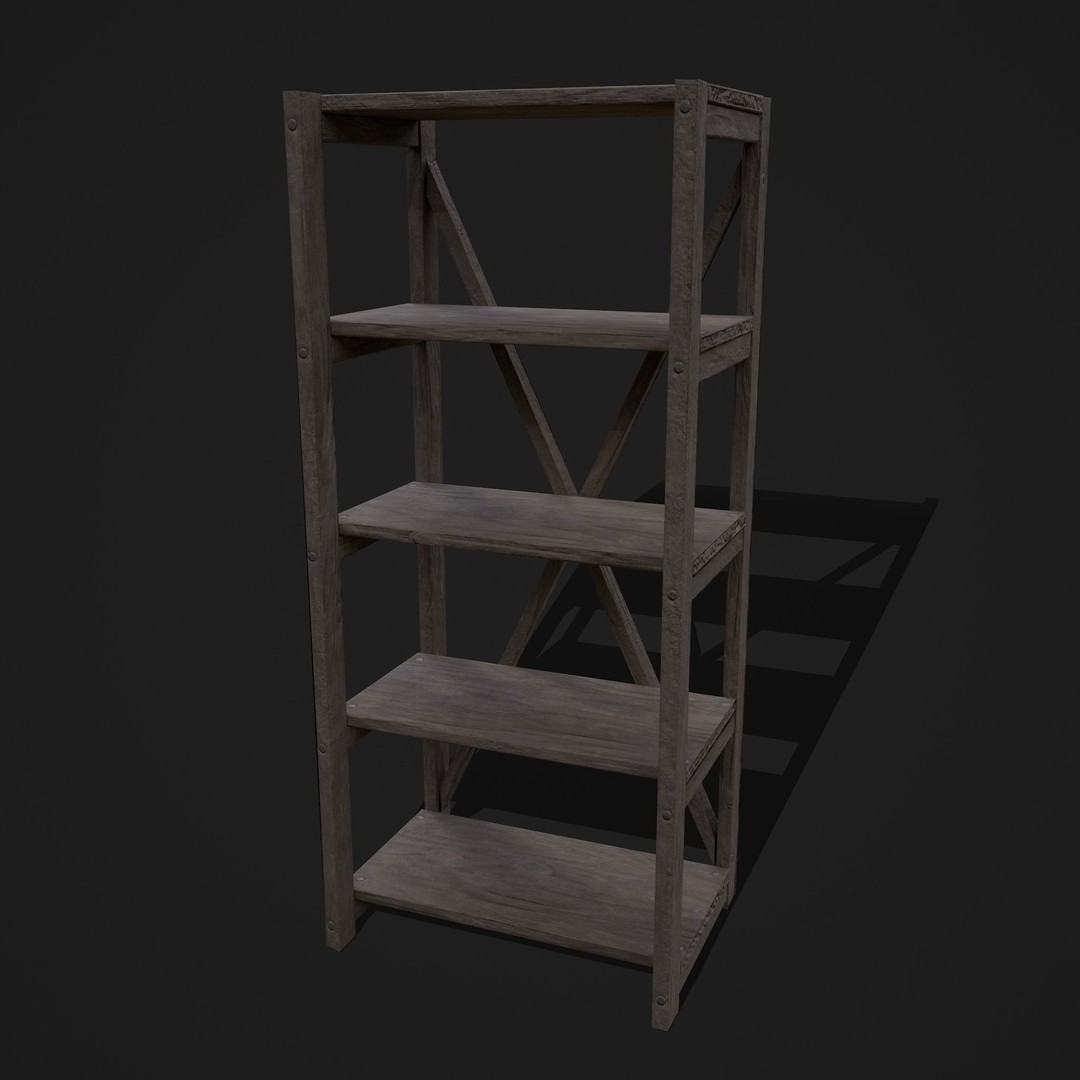 Medieval Props 3D Model – Low Poly Collection, FBX & OBJ Formats - View 120