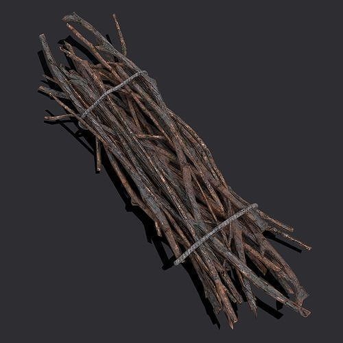 Medieval Props 3D Model – Low Poly Collection, FBX & OBJ Formats - View 126