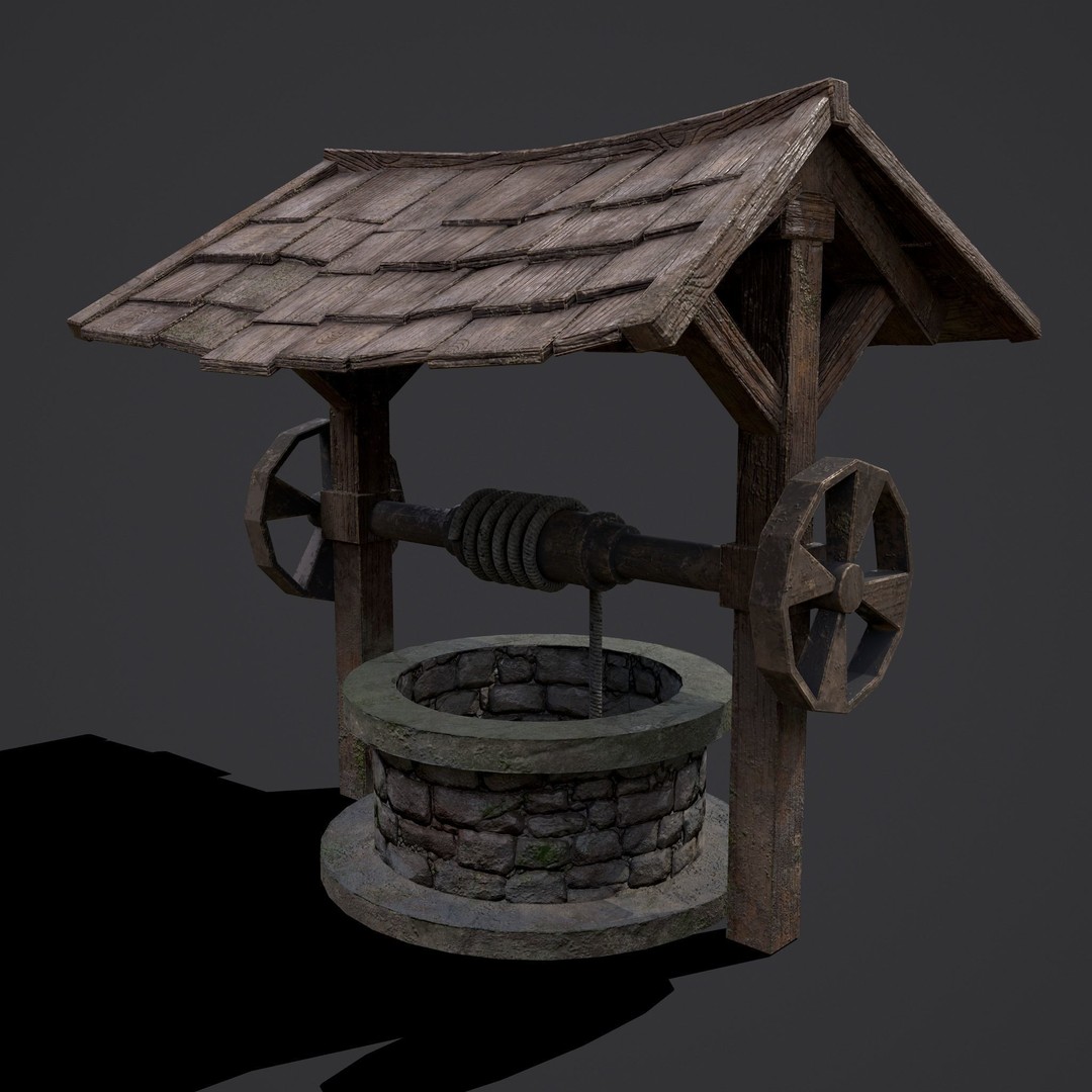 Medieval Props 3D Model – Low Poly Collection, FBX & OBJ Formats - View 137