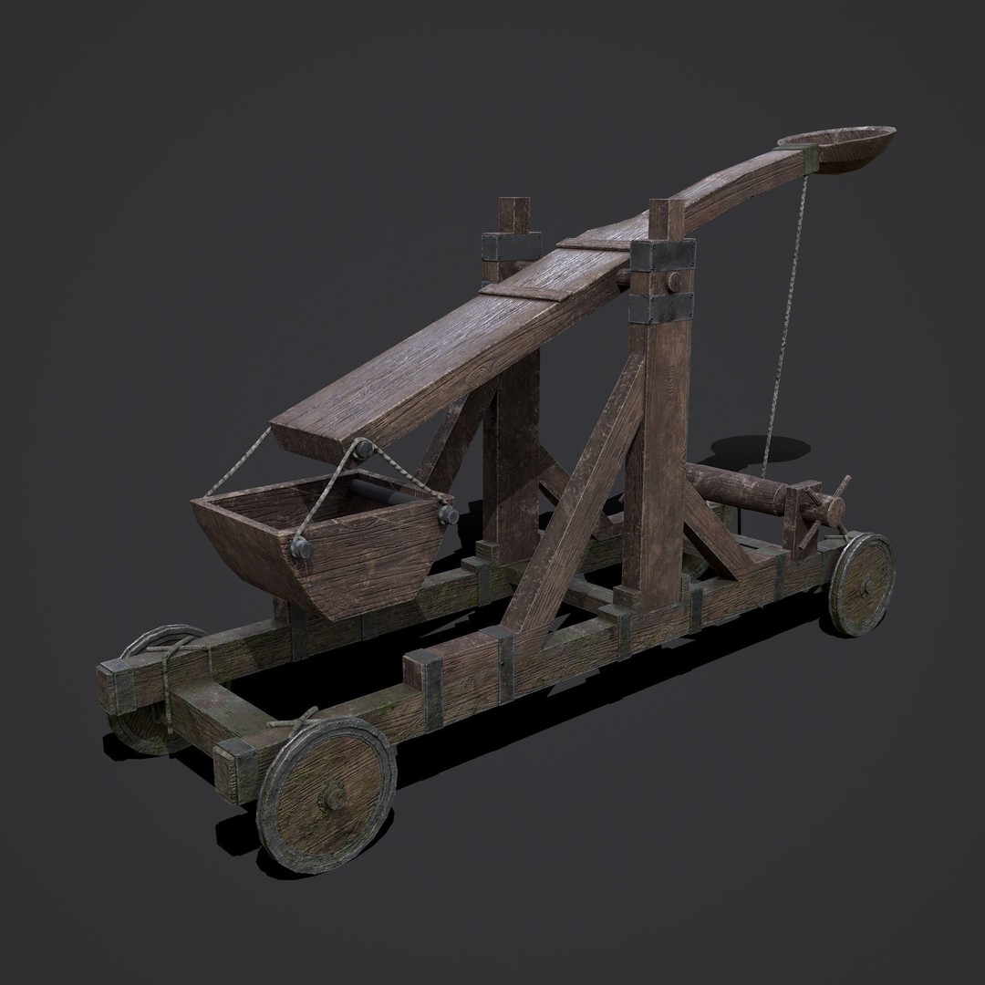 Medieval Props 3D Model – Low Poly Collection, FBX & OBJ Formats - View 139
