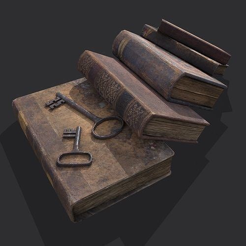 Medieval Props 3D Model – Low Poly Collection, FBX & OBJ Formats - View 140
