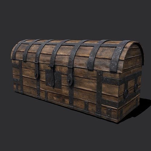 Medieval Props 3D Model – Low Poly Collection, FBX & OBJ Formats - View 142