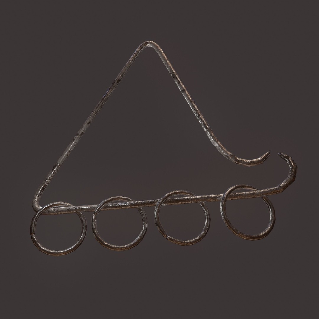 Medieval Props 3D Model – Low Poly Collection, FBX & OBJ Formats - View 53