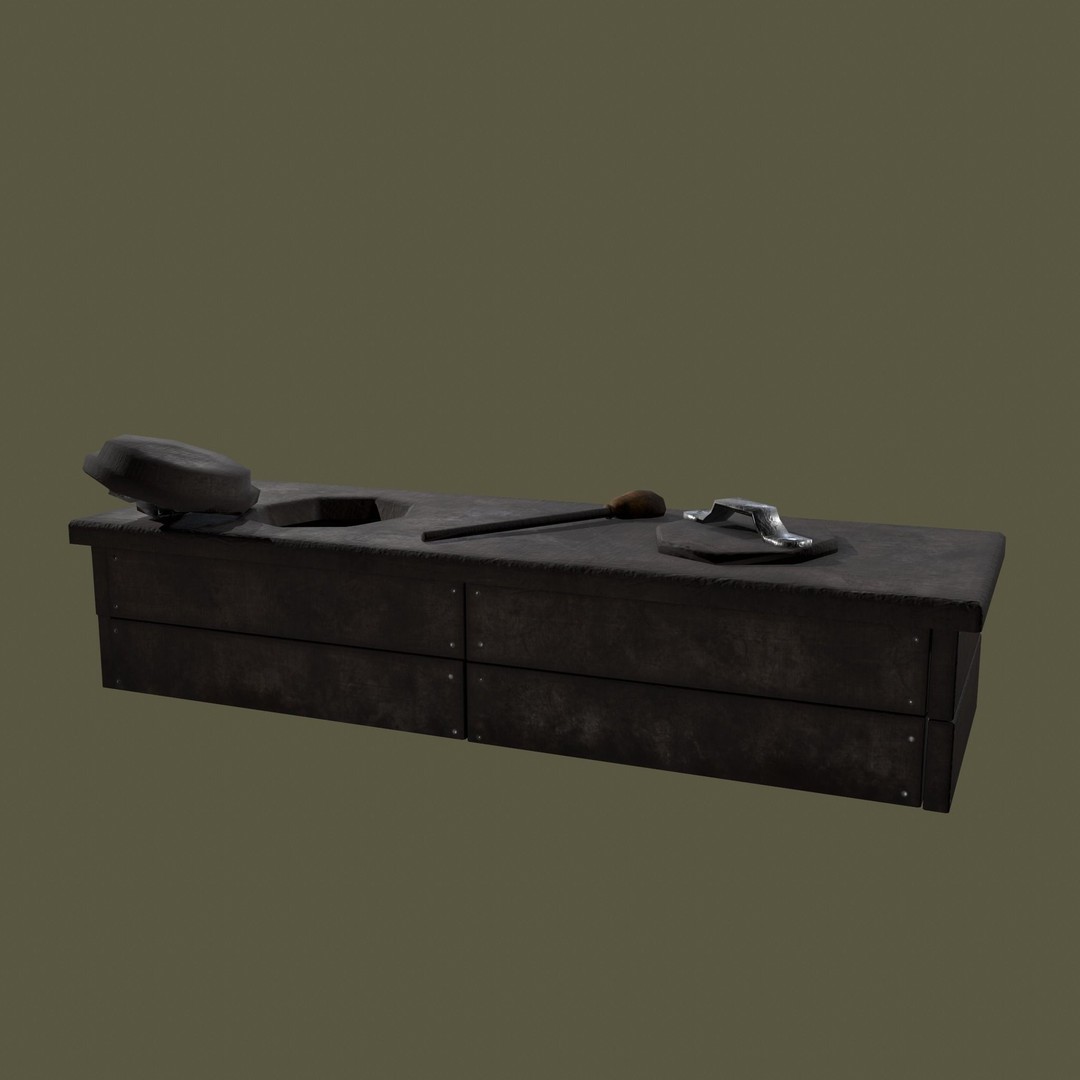 Medieval Props 3D Model – Low Poly Collection, FBX & OBJ Formats - View 55