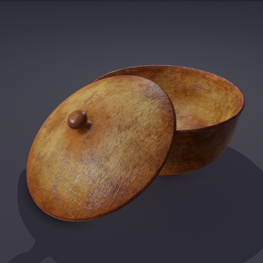 Medieval Props 3D Model – Low Poly Collection, FBX & OBJ Formats - View 64