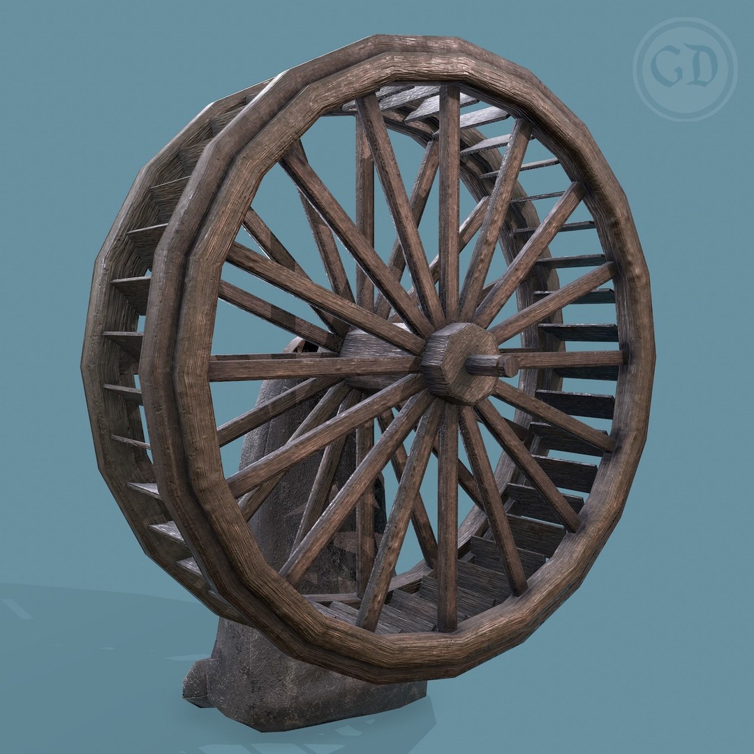 Medieval Props 3D Model – Low Poly Collection, FBX & OBJ Formats - View 77