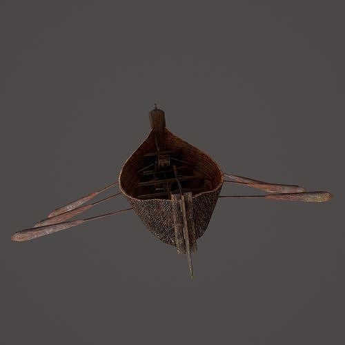 Medieval Props 3D Model – Low Poly Collection, FBX & OBJ Formats - View 82