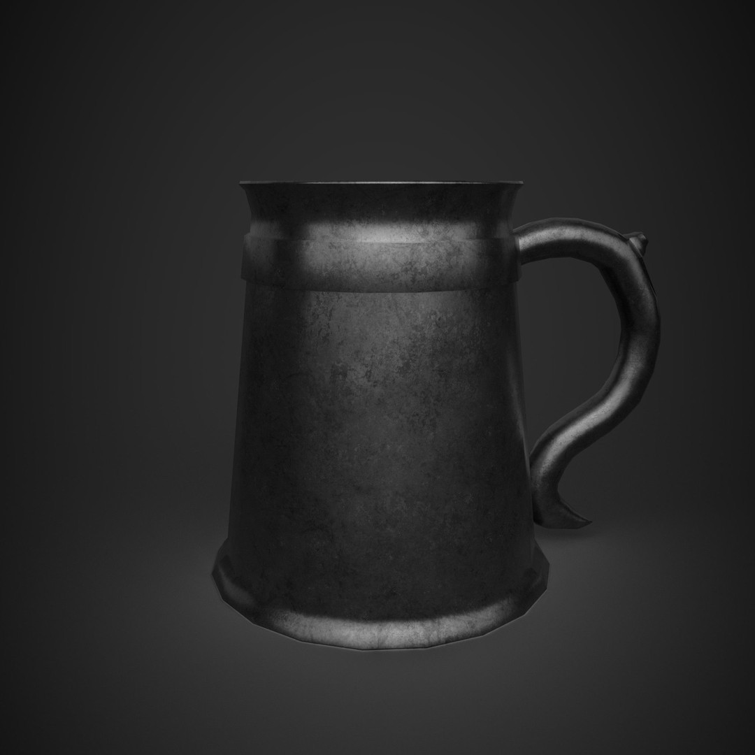 Medieval Props 3D Model – Low Poly Collection, FBX & OBJ Formats - View 84