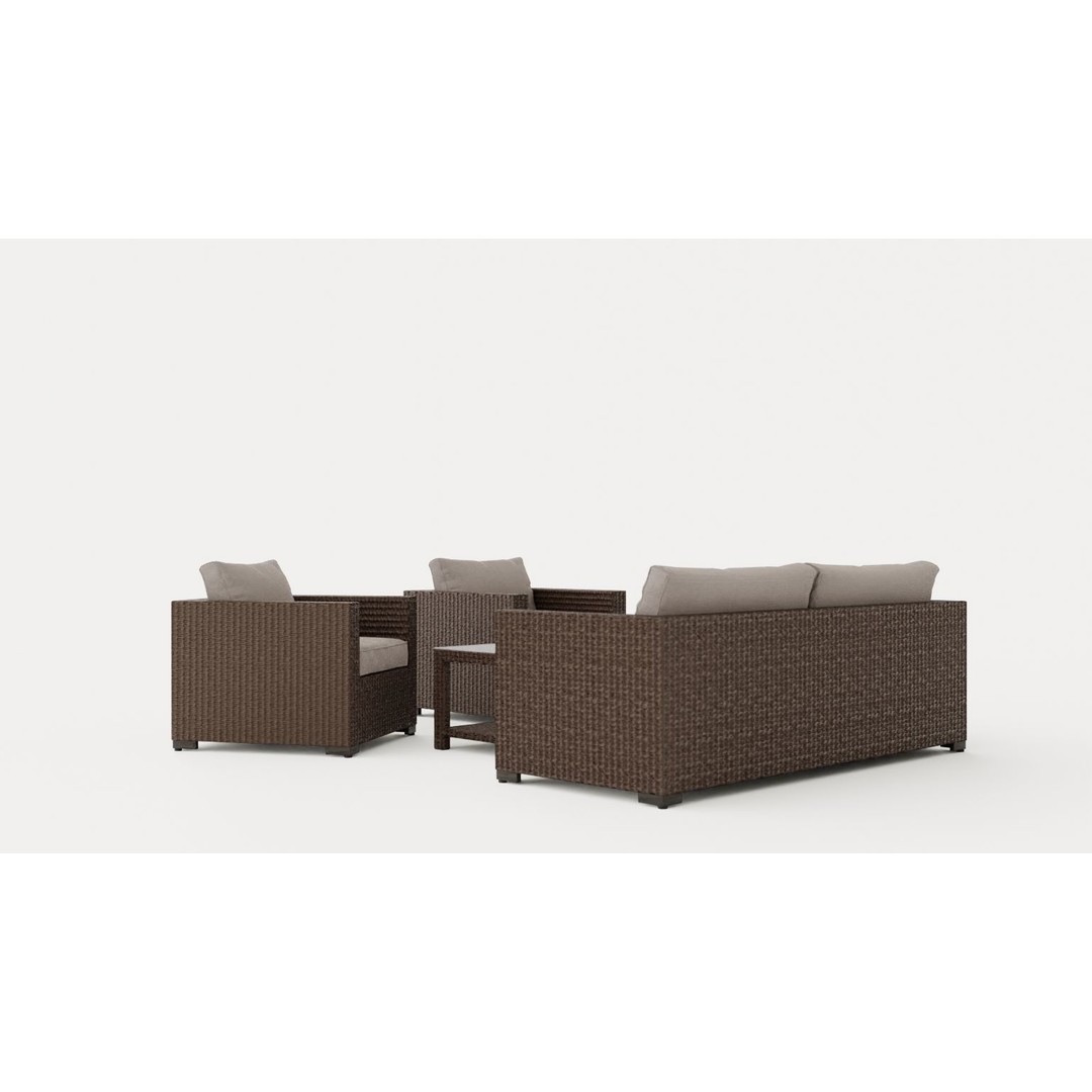 Ninja Sofa Group 3D Model – Low Poly Furniture Set, FBX & OBJ - View 5