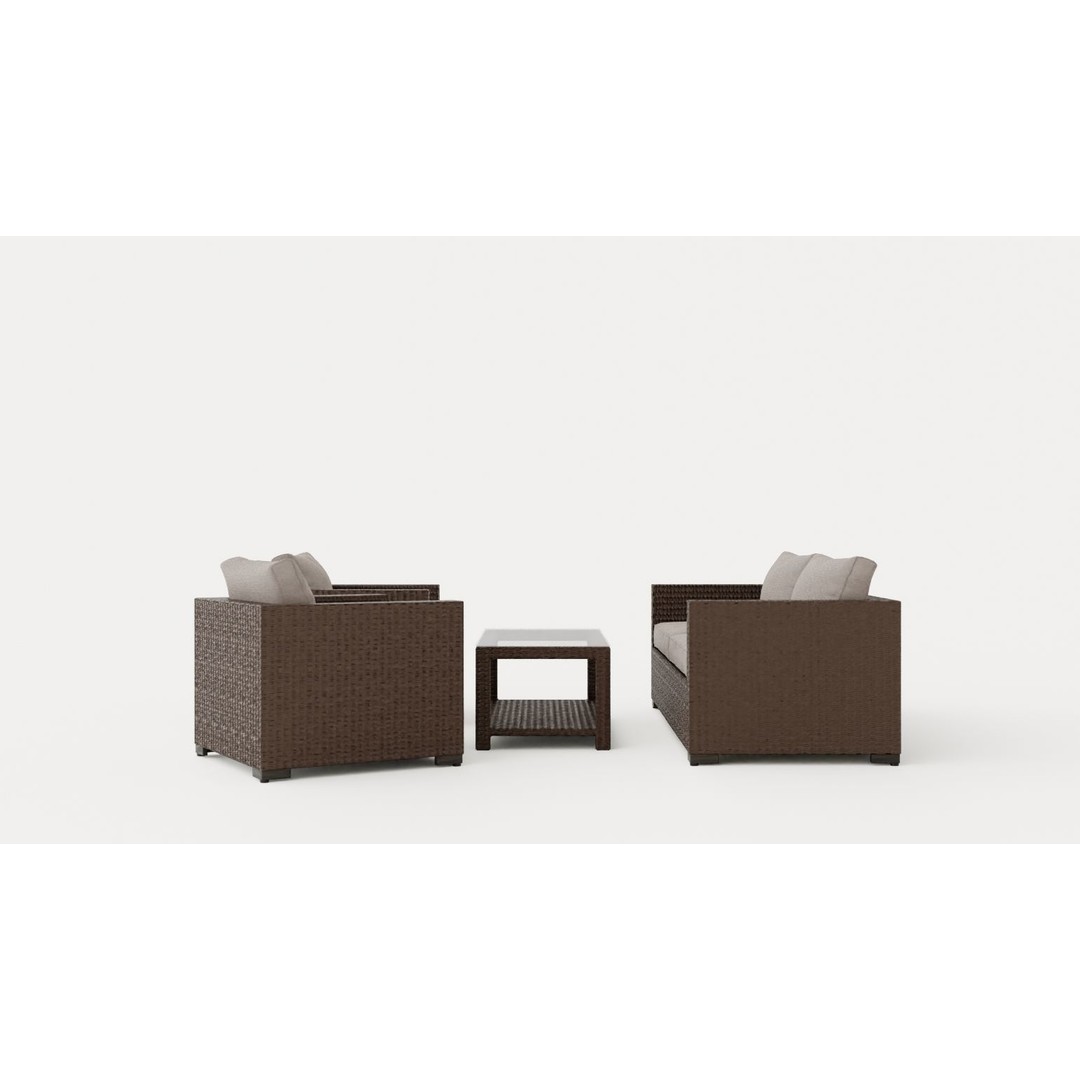 Ninja Sofa Group 3D Model – Low Poly Furniture Set, FBX & OBJ - View 6