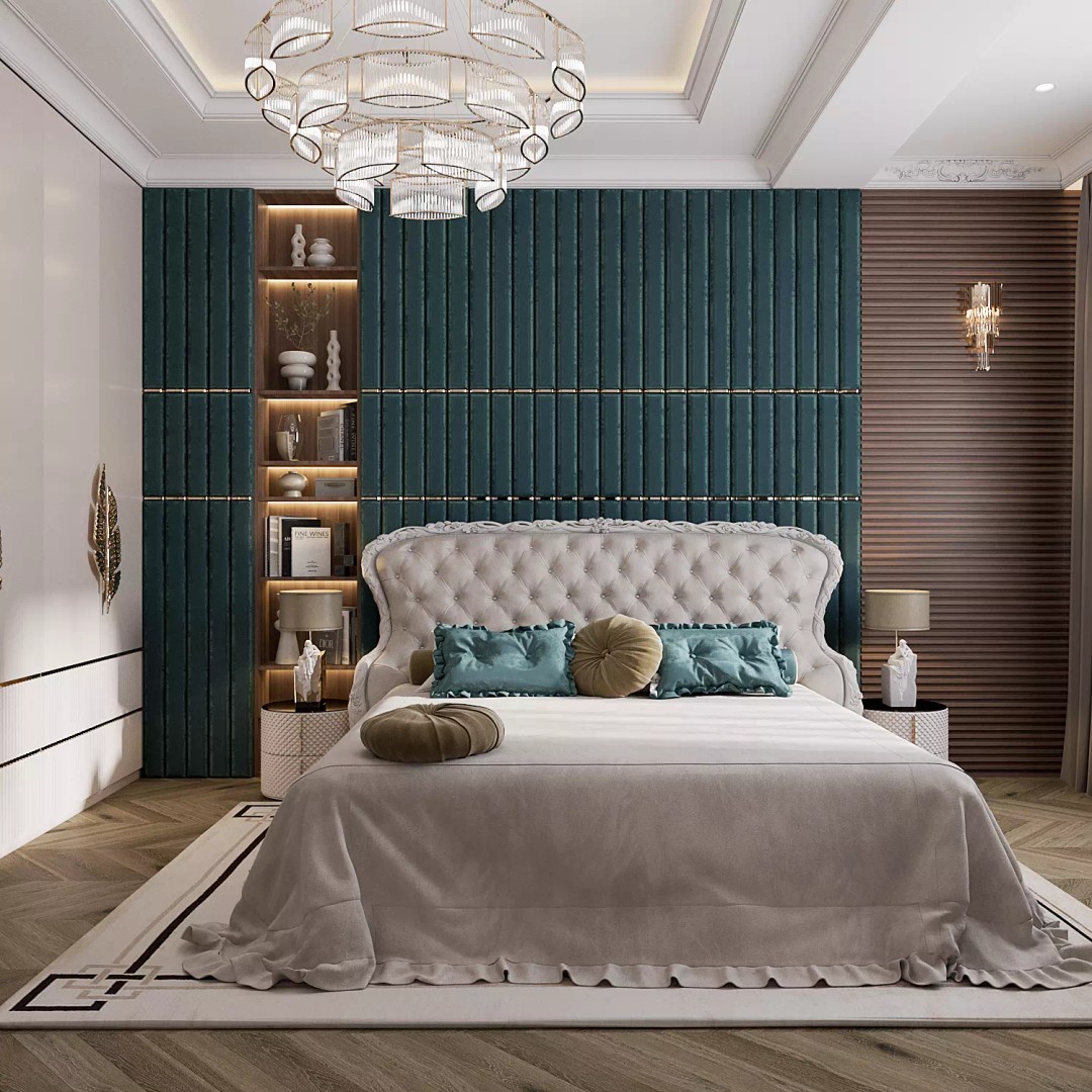 Classic Bedroom 3D Model – Timeless Design with PBR Textures, FBX - View 6