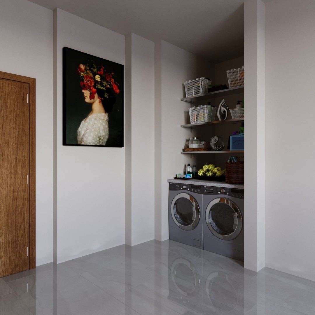 Bathroom 3D Model – Detailed Interior Design with Textures - View 6