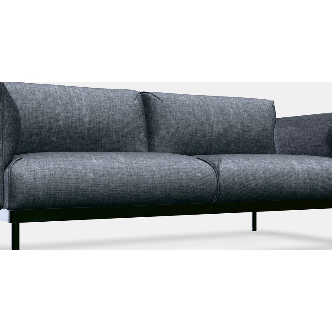 APPLARYD 2-Seater Sofa 3D Model – Modern PBR Furniture, All Formats - View 6