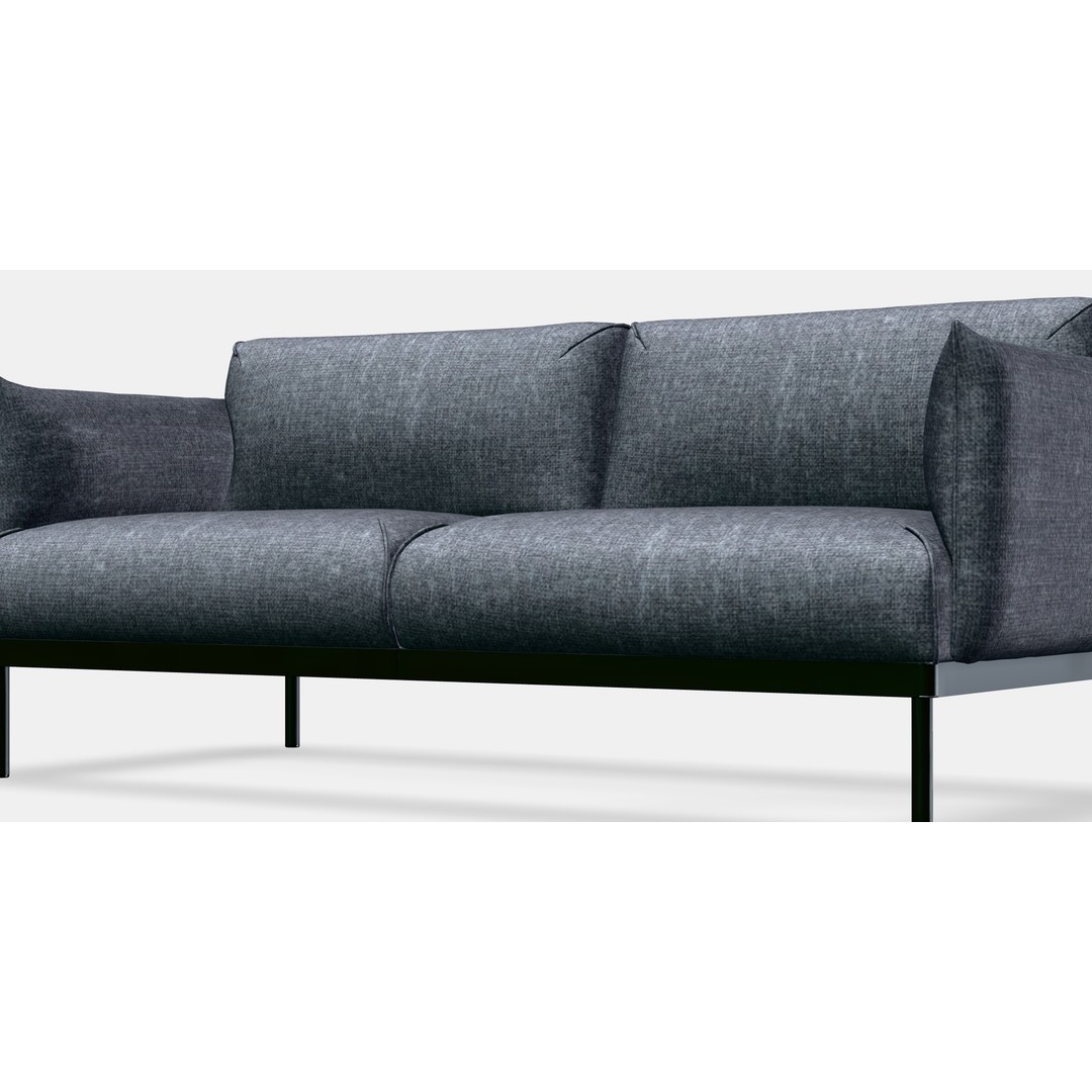 APPLARYD 2-Seater Sofa 3D Model – Modern PBR Furniture, All Formats - View 9