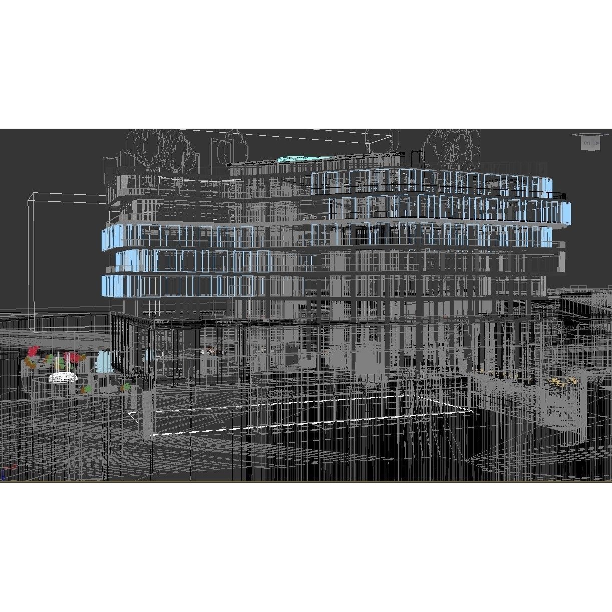 Modern Office Building - Game-Ready 3D Model