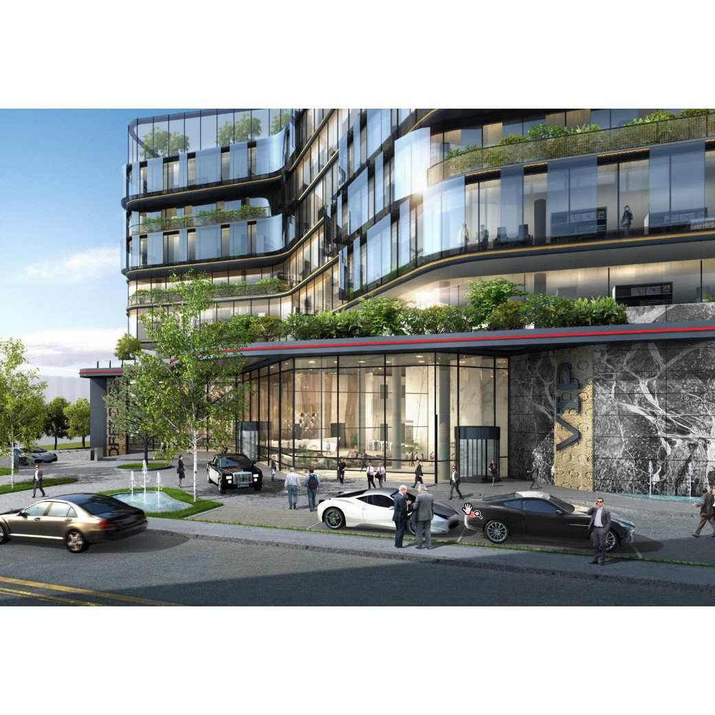 Modern Office Building - Game-Ready 3D Model - View 6