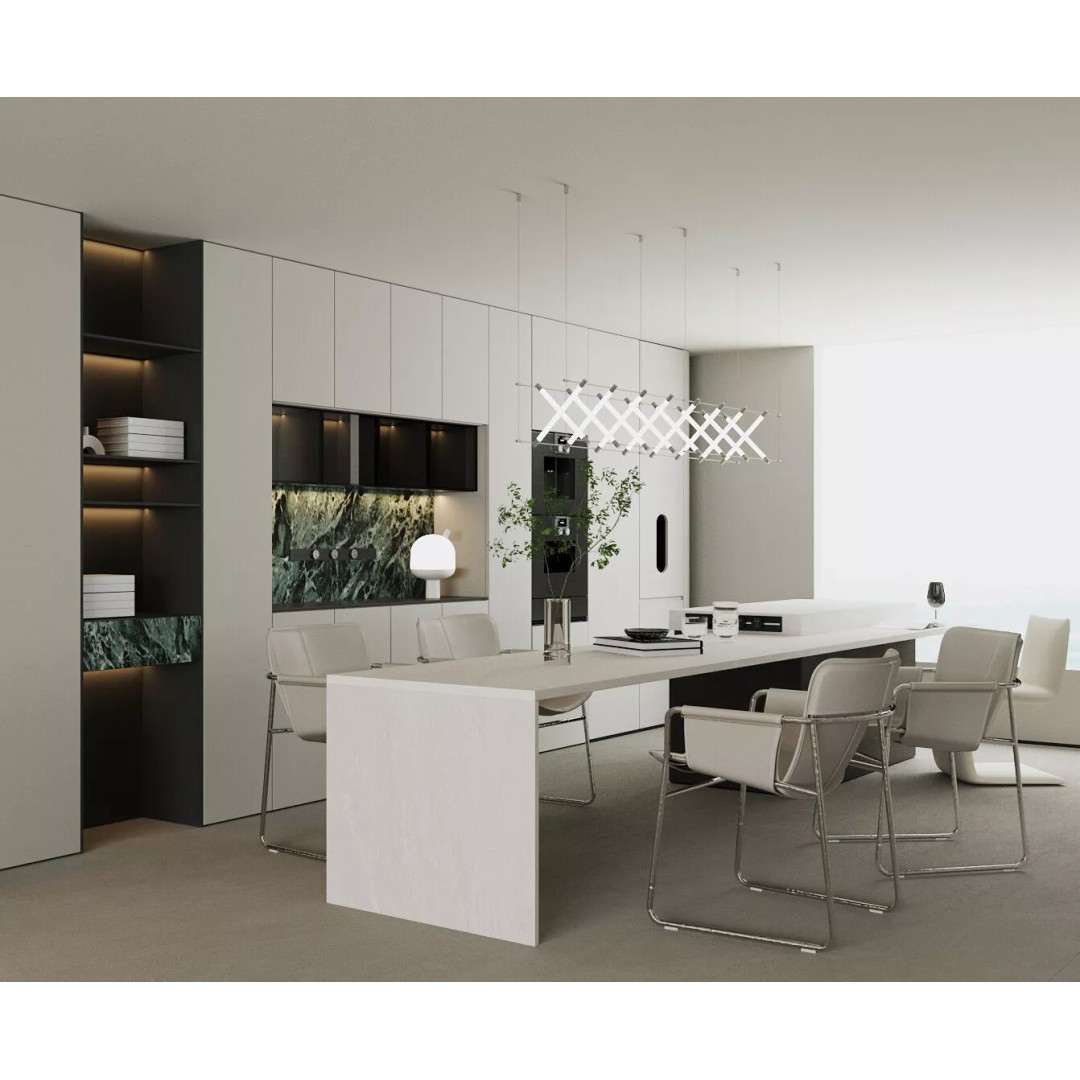 Italian Living Room 3D Model – Modern Interior with Textures & Formats - View 7