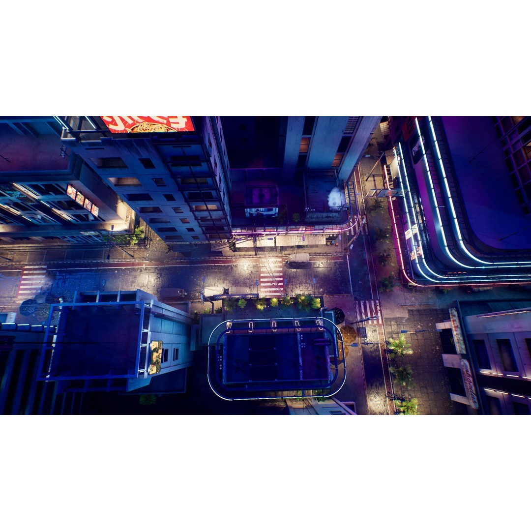 Bangkok Cyberpunk City 3D Model – Low Poly Game Asset for Unreal Engine - View 24