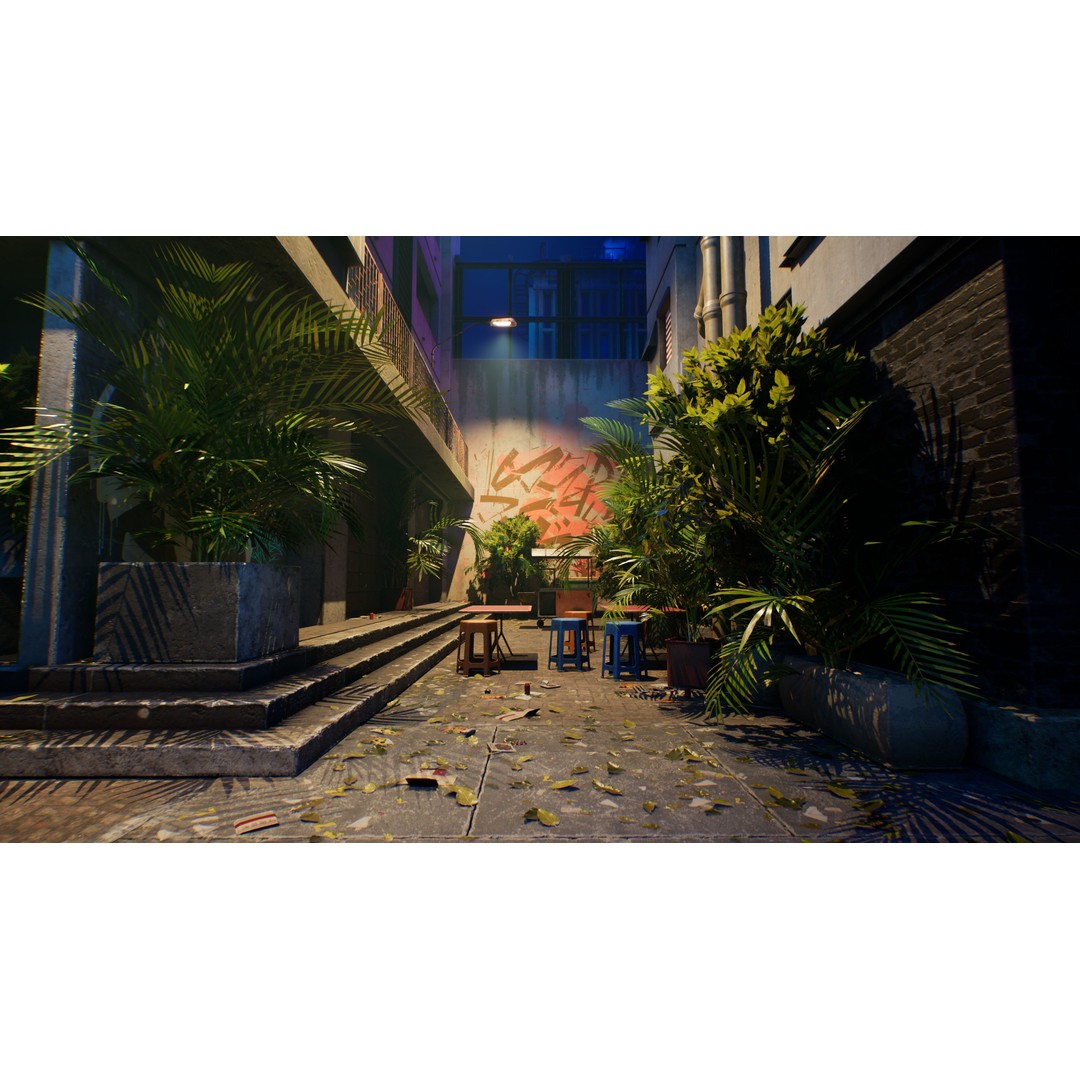 Bangkok Cyberpunk City 3D Model – Low Poly Game Asset for Unreal Engine - View 34