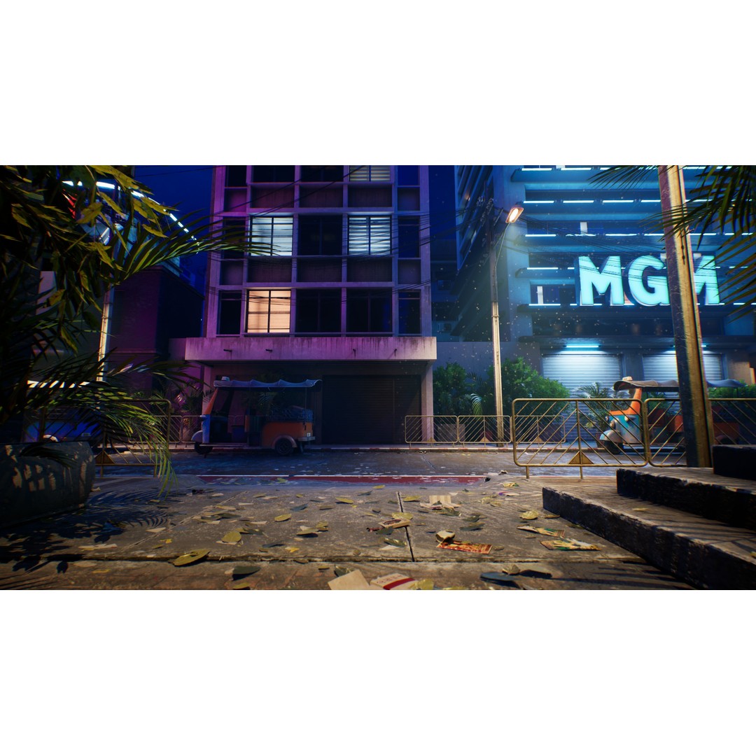 Bangkok Cyberpunk City 3D Model – Low Poly Game Asset for Unreal Engine - View 36
