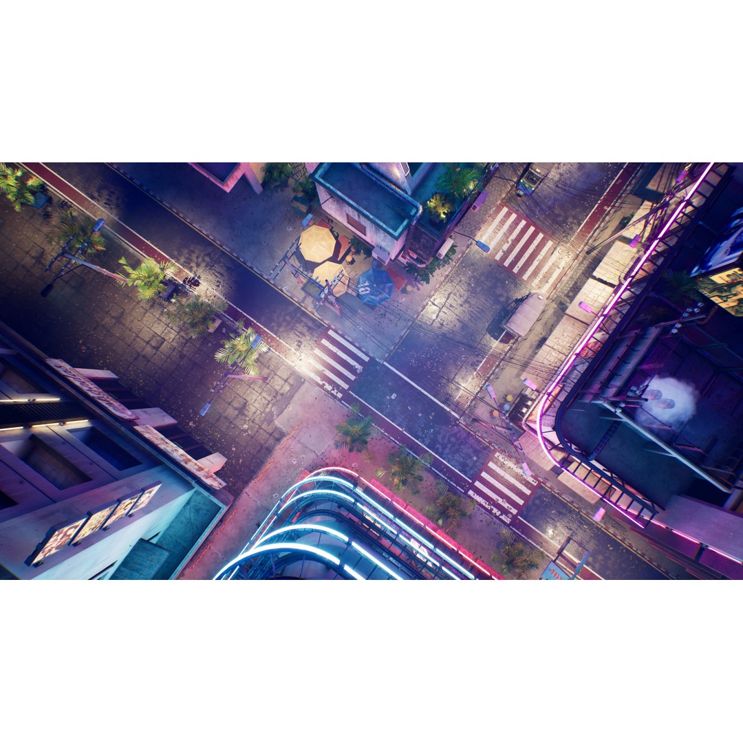 Bangkok Cyberpunk City 3D Model – Low Poly Game Asset for Unreal Engine - View 44