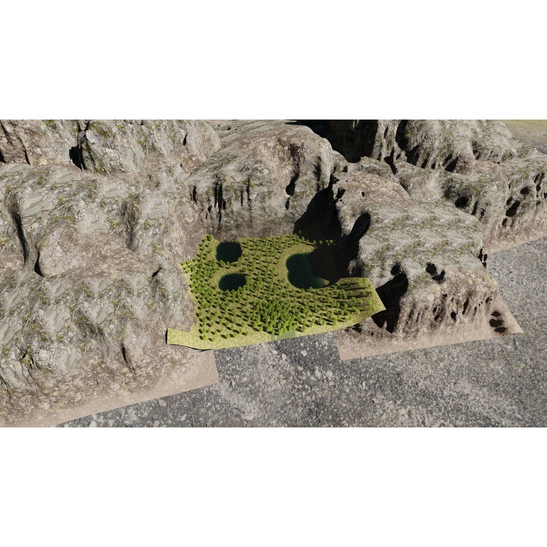 Abandoned Shack 3D Model – High Poly Forest Scene, Blender, FBX, OBJ - View 9