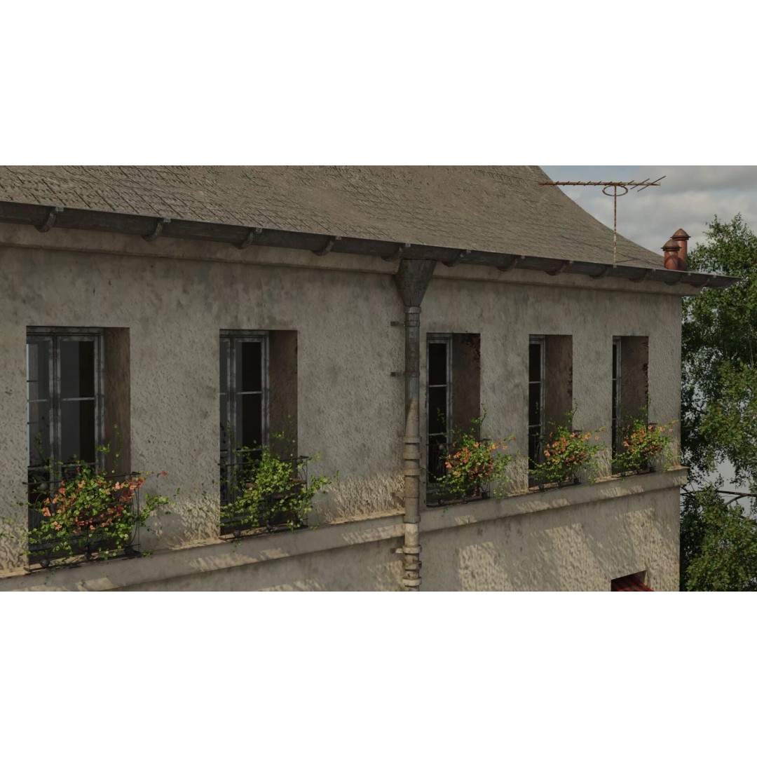 Le Consulat Paris Restaurant 3D Model – Realistic Street Scene, FBX, PBR - View 17