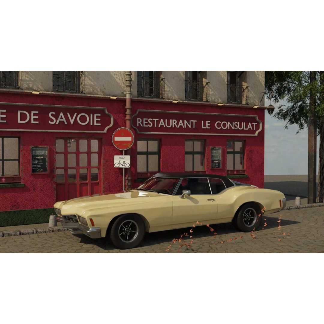 Le Consulat Paris Restaurant 3D Model – Realistic Street Scene, FBX, PBR - View 7