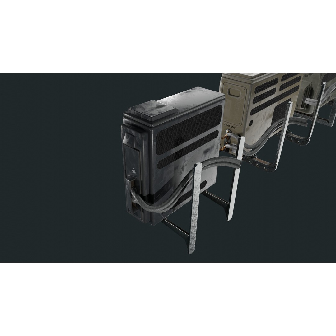 Air Conditioner 3D Model – Low Poly PBR Asset, FBX, Blender - View 20