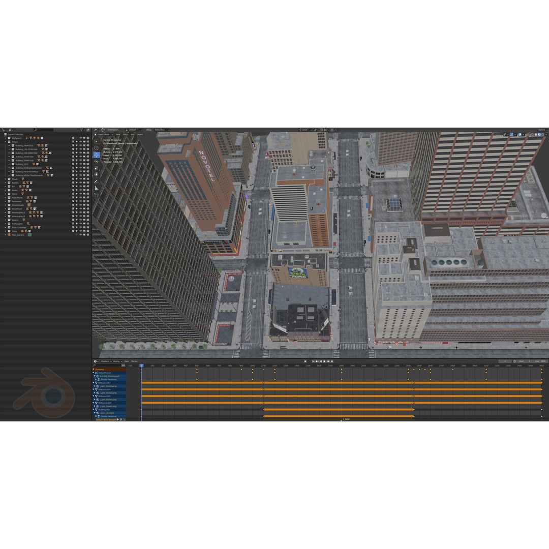 New York Broadway 3D Model – Realistic Cityscape with PBR Textures - View 30