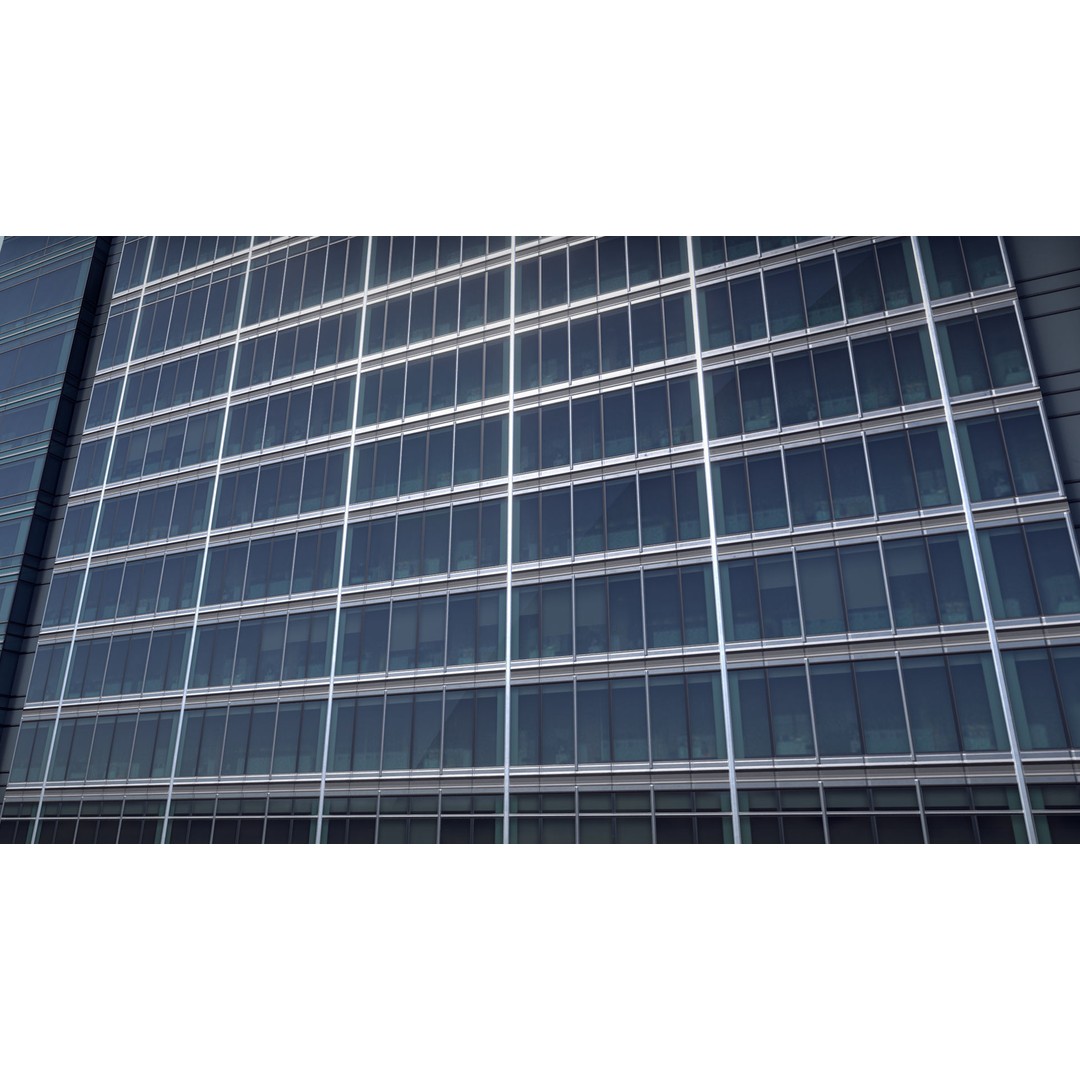 London 5 Canada Square 3D Model – Low Poly Game Asset, FBX - View 14