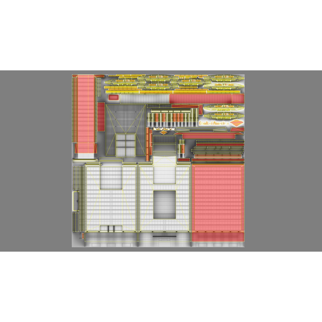 London 5 Canada Square 3D Model – Low Poly Game Asset, FBX - View 28