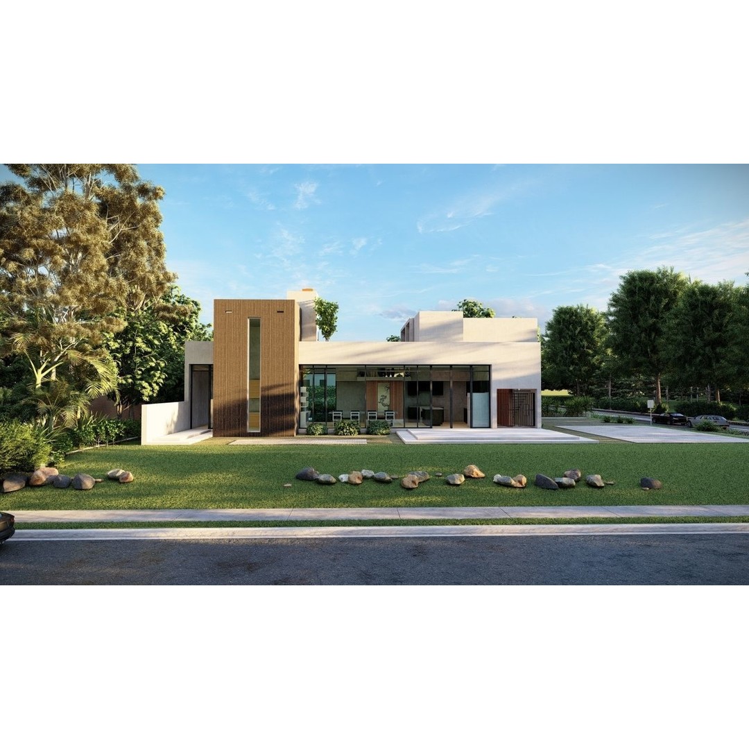 Modern Villa 3D Model – Luxurious Architectural Design, FBX, OBJ - View 17