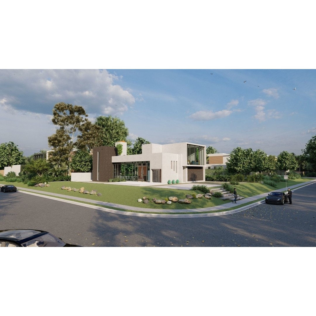 Modern Villa 3D Model – Luxurious Architectural Design, FBX, OBJ - View 20