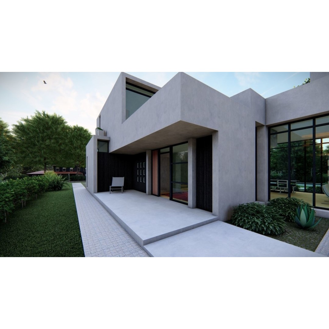 Modern Villa 3D Model – Luxurious Architectural Design, FBX, OBJ - View 8