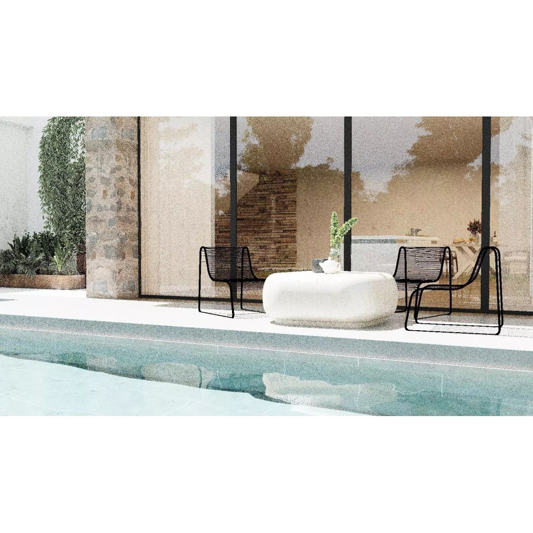 Luxury Villa 3D Model – Modern Exterior with Pool and Landscape - View 8