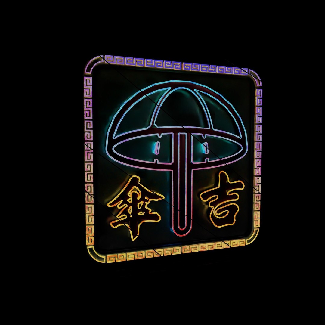 Hong Kong Neon Signboard 3D Model – PBR Textures, Blender, FBX - View 81