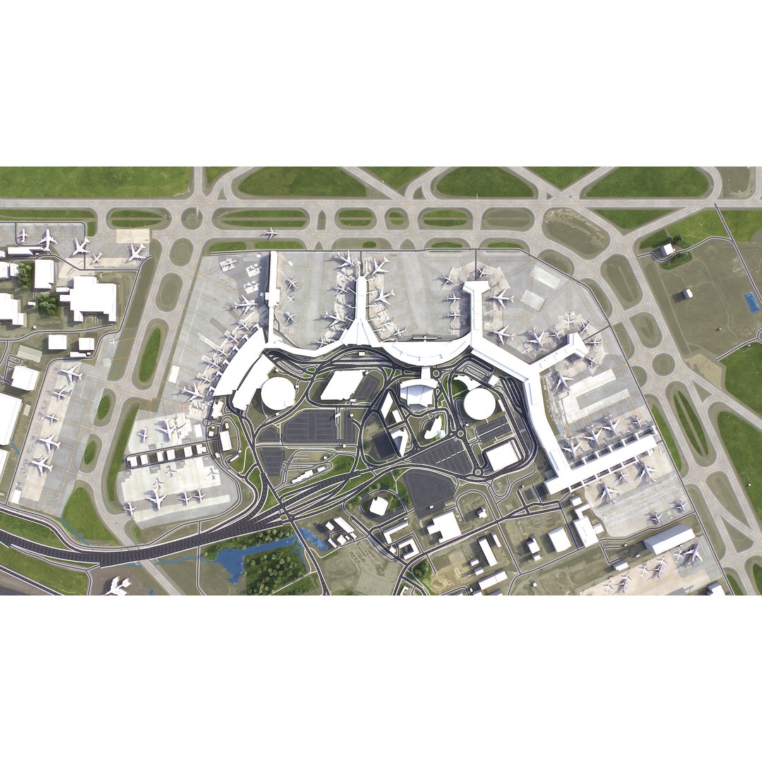 Stockholm 3D Model – Low Poly Cityscape with Realistic Terrain, FBX - View 23