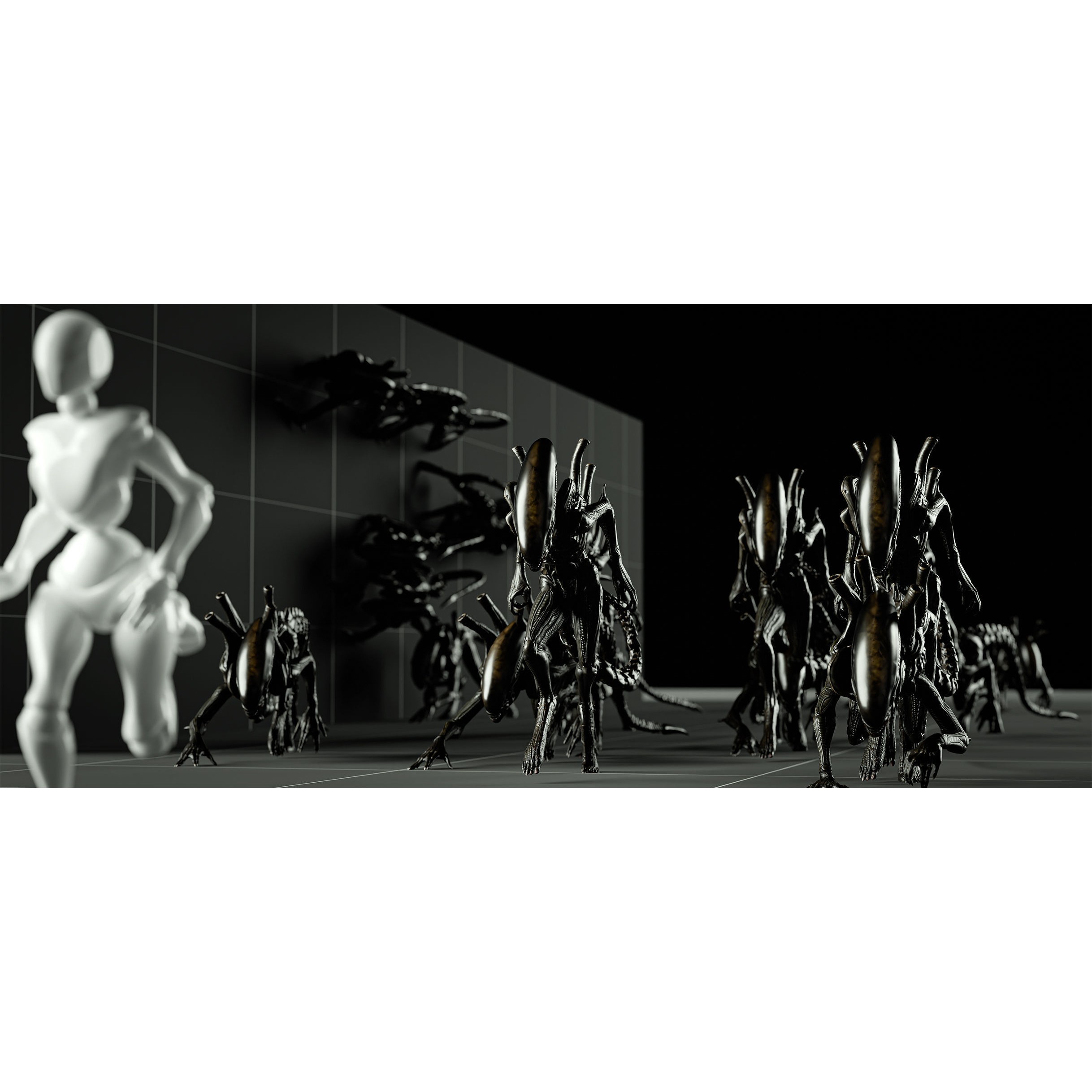 The Alien Collection - Low-Poly Game-Ready 3D Model - View 12